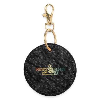 Gokart DNS Kart Racing DNS - Round Keyring - black - Front
