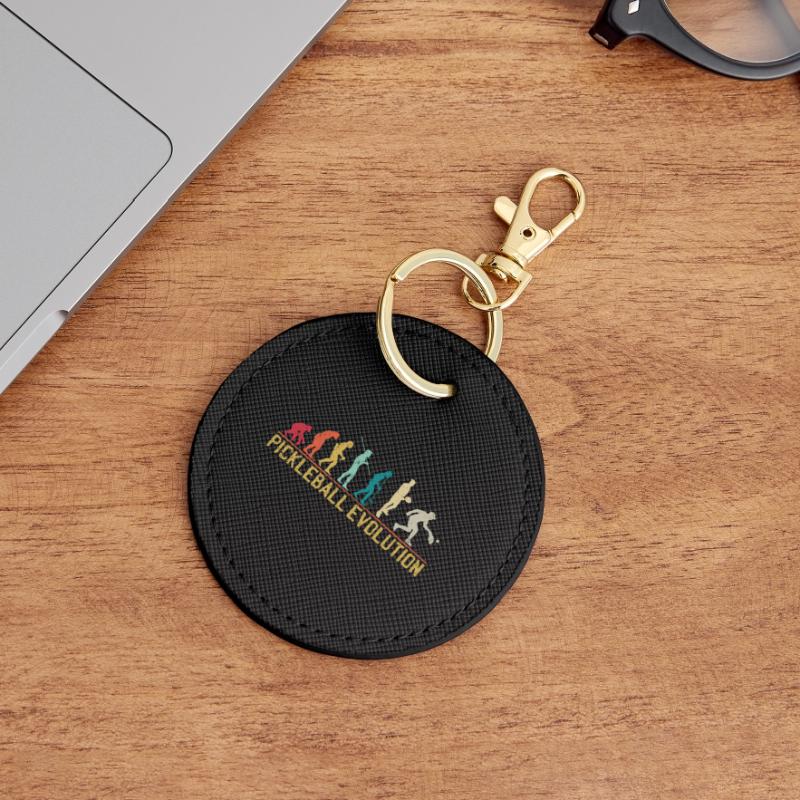 Conception de la progression de Pickleball Evolution Porte-clés rond