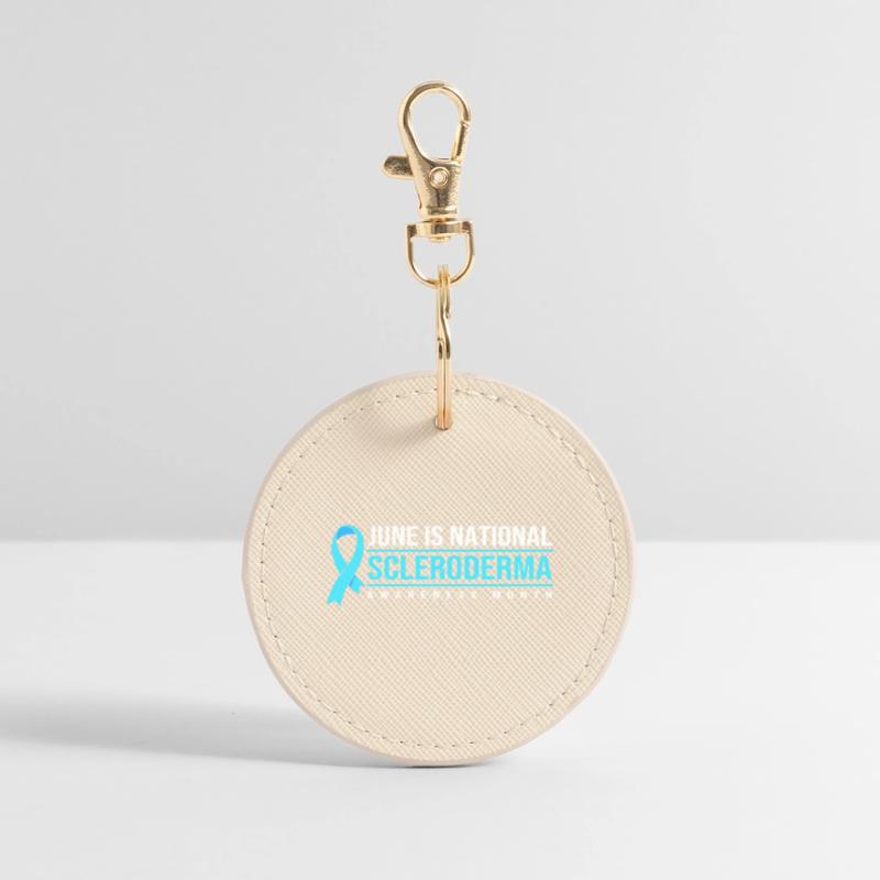 Scleroderma Round Keyring