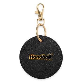 Handball - Porte-clés rond - noir - Devant