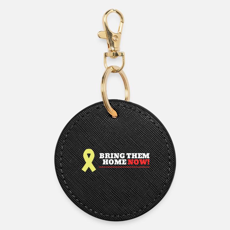 Bring them home NOW! - Round Keyring - black