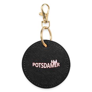 POTSDAMer - Round Keyring - black - Front