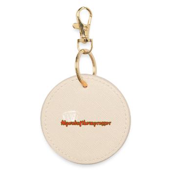 Alpenluftkompressor_2 - Porte-clés rond - huître - Devant