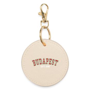 Budapest fondée en 1996 - Porte-clés rond - huître - Devant