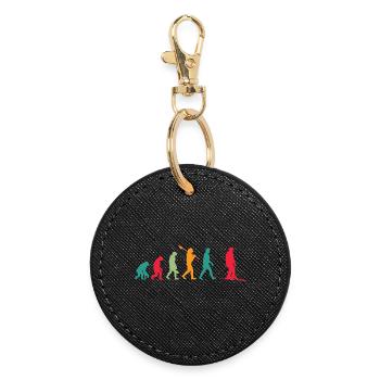 Evolution Ski - Porte-clés rond - noir - Devant