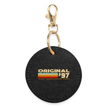 1997 - Round Keyring - black - Front