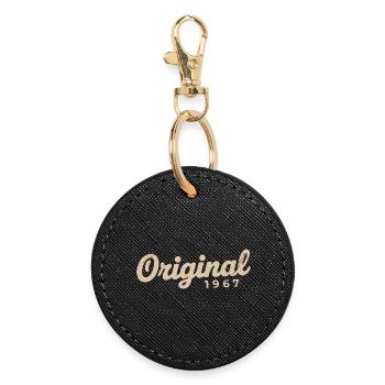 1967 Birthday Gift | Born in 1967 - Round Keyring - black - Front