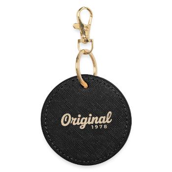 1978 Birthday Gift | Born in 1978 - Round Keyring - black - Front