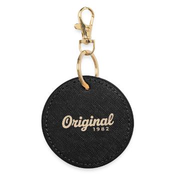 1982 Birthday Gift | Born in 1982 - Round Keyring - black - Front