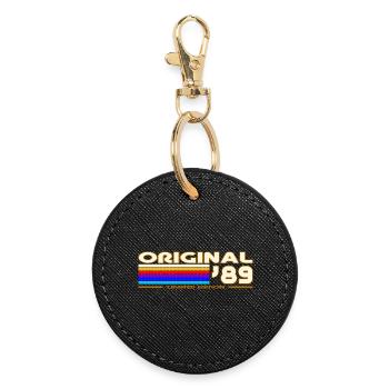 1989 - Round Keyring - black - Front