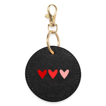 HAPPY BIRTHDAY. HAPPY BIRTHDAY. ANNIVERSARY. - Round Keyring - black - Front