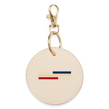 France - Versailles - France - Flag - Round Keyring - oyster - Front