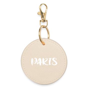 PARIS - Runder Schlüsselanhänger - Auster - Vorne