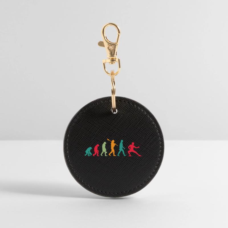 Fencing Evolution Round Keyring
