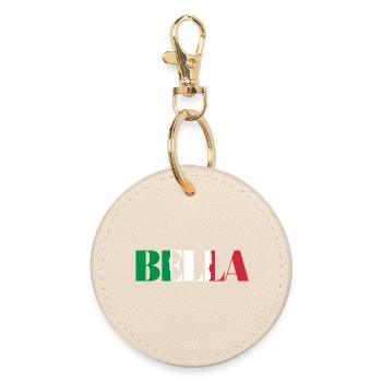 Bella Italia - Runder Schlüsselanhänger - Auster - Vorne