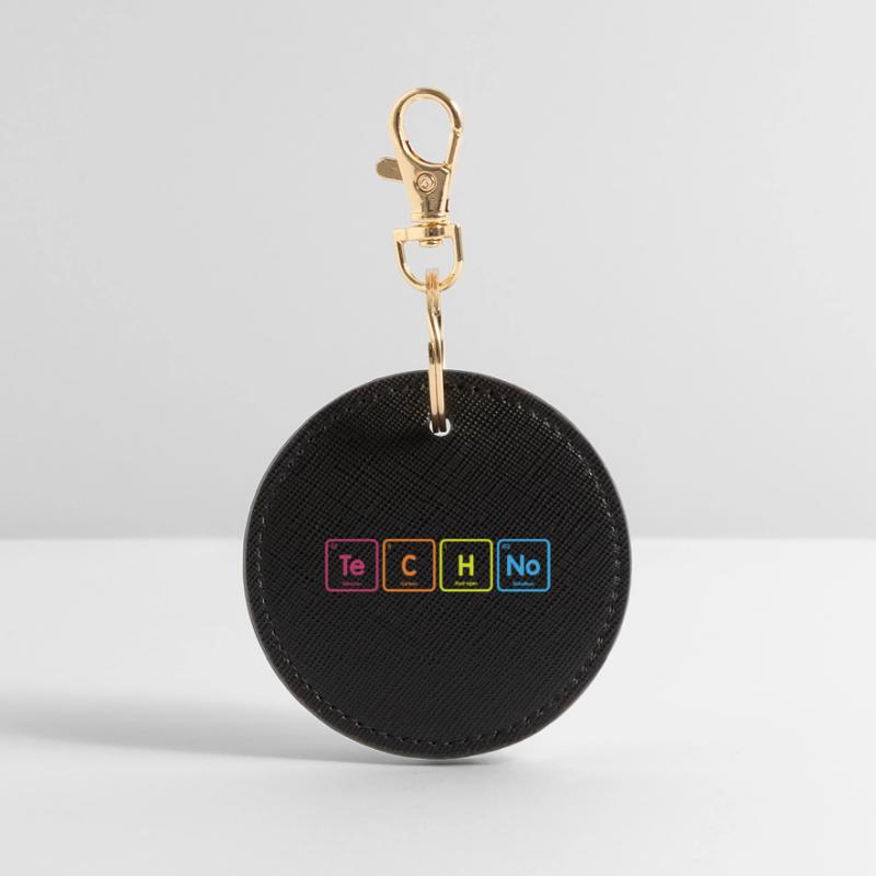 Techno éléments Porte-clés rond