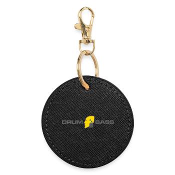 dnb danger - Round Keyring - black - Front