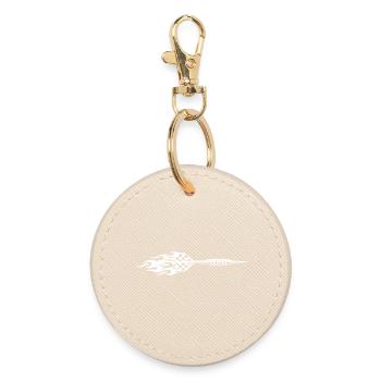 Symbole de fléchette Feu - Porte-clés rond - huître - Devant