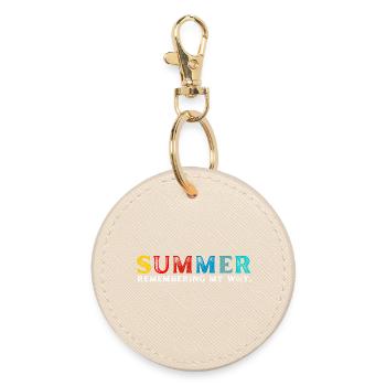 Funny Summer Break Quote Remembering My Why - Porte-clés rond - huître - Devant