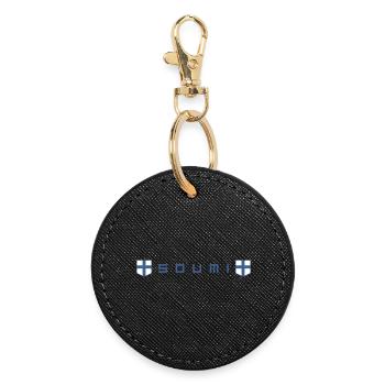 Soumi Finland - Round Keyring - black - Front