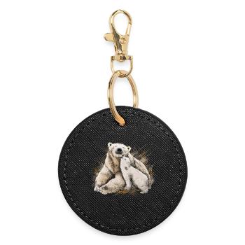 Icebear - Round Keyring - black - Front