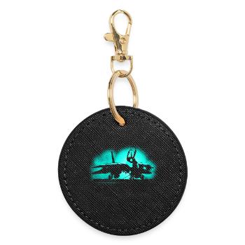 Jet F-14 Tomcat - Round Keyring - black - Front