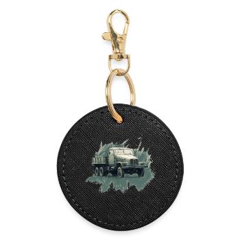 Camion à plateau IFA G 5 - Porte-clés rond - noir - Devant