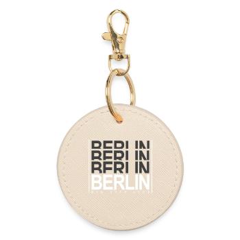 Berlin - Runder Schlüsselanhänger - Auster - Vorne