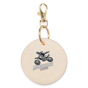 Motorcross - Round Keyring - oyster - Front