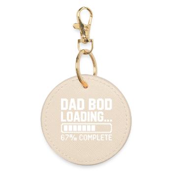 Chargement de Dad Bod - Porte-clés rond - huître - Devant