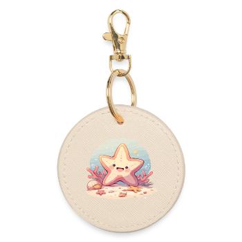 Étoile de mer Étoile de mer - Porte-clés rond - huître - Devant