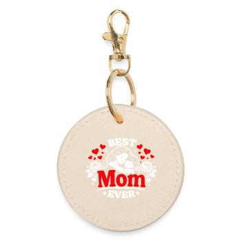 Meilleure Maman de tous les temps - Câlin de la fête des mères - Porte-clés rond - huître - Devant