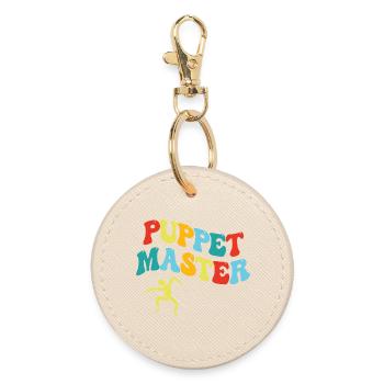 Puppet Master: Colorful Swing Silhouette - Round Keyring - oyster - Front