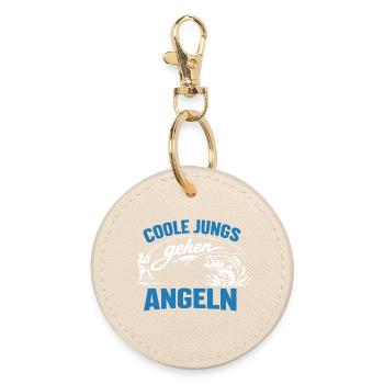 Pêche aux gars cool Hommes cadeaux - Porte-clés rond - huître - Devant