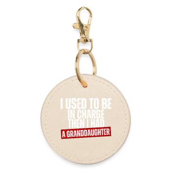 Be in Charge Then I Had A Daughter Funny dad - Porte-clés rond - huître - Devant