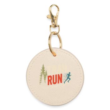 Trail Run - Round Keyring - oyster - Front