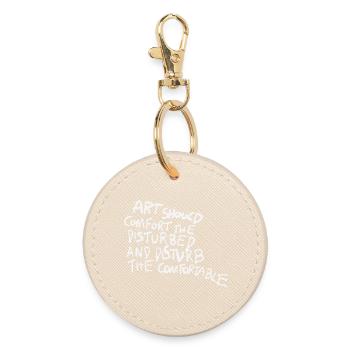 Art comforts - Round Keyring - oyster - Front