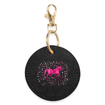 Pony stars - Round Keyring - black - Front