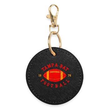 Tampa Bay Football Emblem 75 - Round Keyring - black - Front
