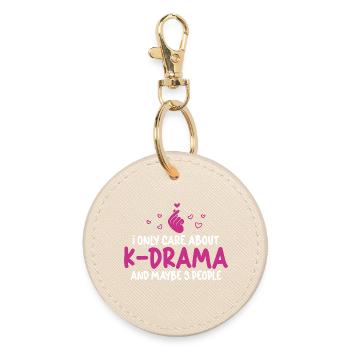 Conception de la série K-pop coréenne K-drama - Porte-clés rond - huître - Devant