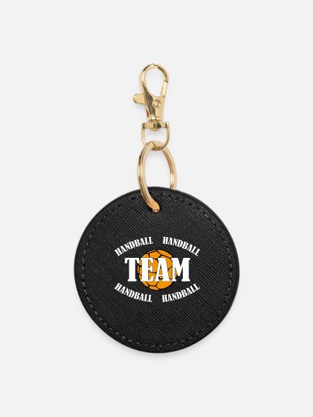 HANDBALL TEAM - Runder Schlüsselanhänger - Schwarz