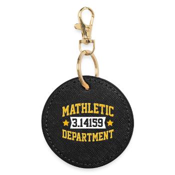 Mathletic Department - Round Keyring - black - Front