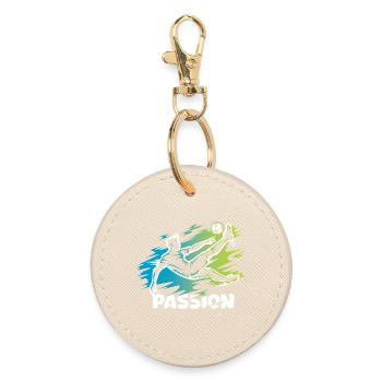 Passion – Football design for real footballers - Round Keyring - oyster - Front