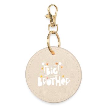 Big brother - Round Keyring - oyster - Front