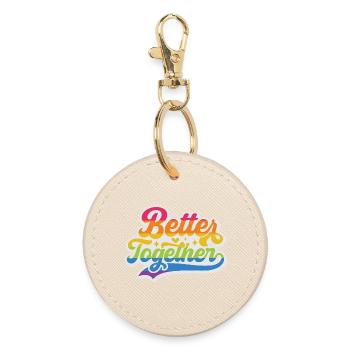 Mois de la fierté LGBT - Better Together - Porte-clés rond - huître - Devant