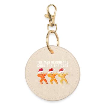 Dad-to-be Fathers-to-be - Round Keyring - oyster - Front