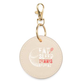 Manger dormir Tennis Répéter - Porte-clés rond - huître - Devant