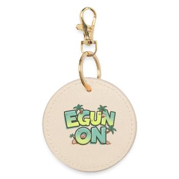 Egun On Basque Country Hello Basque Identity - Round Keyring - oyster - Front