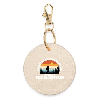 Continuez à gravir la montagne - Deep Adventure Sunset - Porte-clés rond - huître - Devant