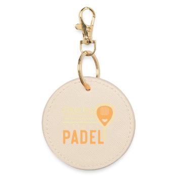 Je peux pas j ai padel - Porte-clés rond - huître - Devant